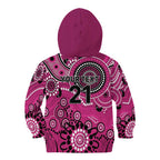 Sixers Cricket Custom Kid Hoodie Australian Aboriginal