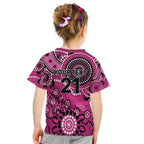 Sixers Cricket Custom Kid T Shirt Australian Aboriginal