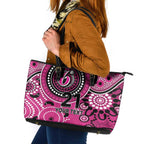 Sixers Cricket Custom Leather Tote Bag Australian Aboriginal