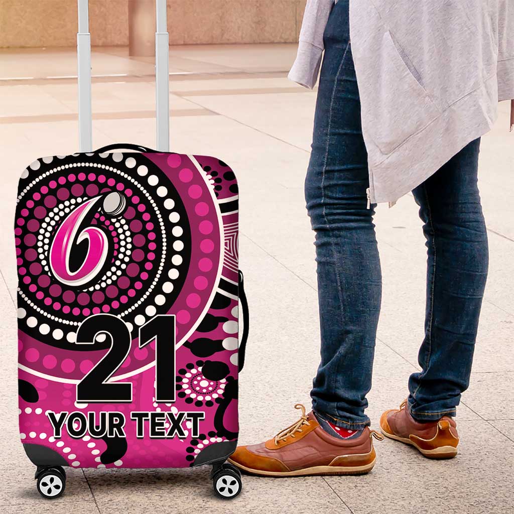 Sixers Cricket Custom Luggage Cover Australian Aboriginal