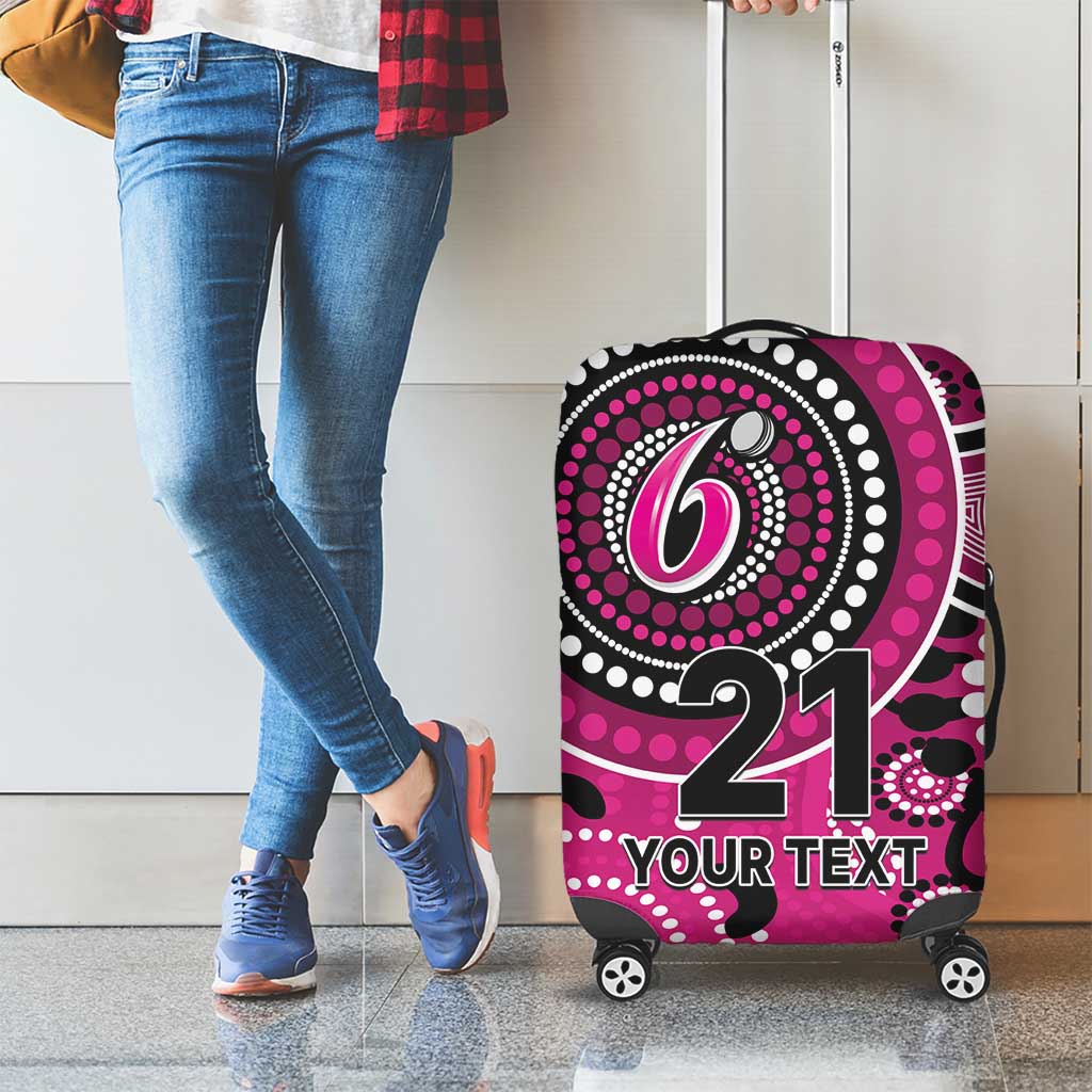 Sixers Cricket Custom Luggage Cover Australian Aboriginal