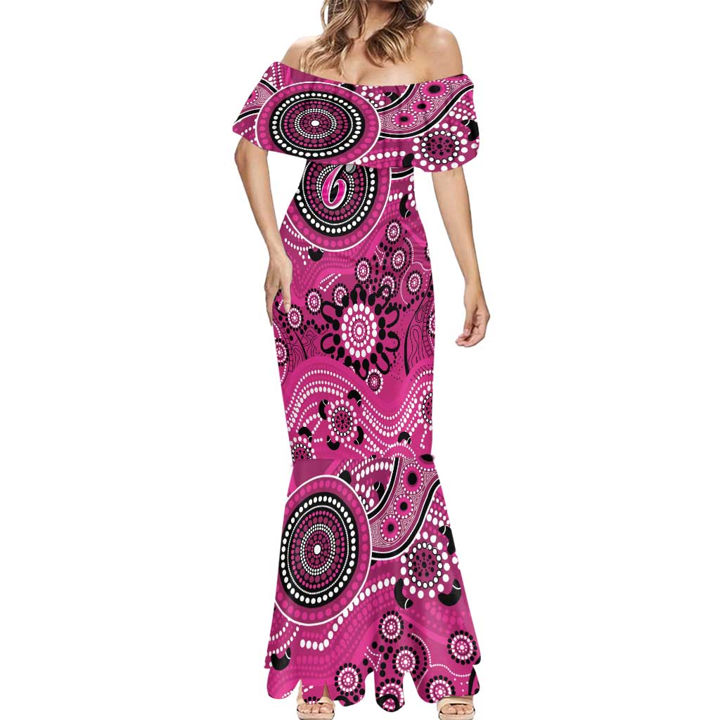 Sixers Cricket Custom Mermaid Dress Australian Aboriginal