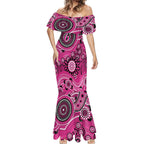 Sixers Cricket Custom Mermaid Dress Australian Aboriginal