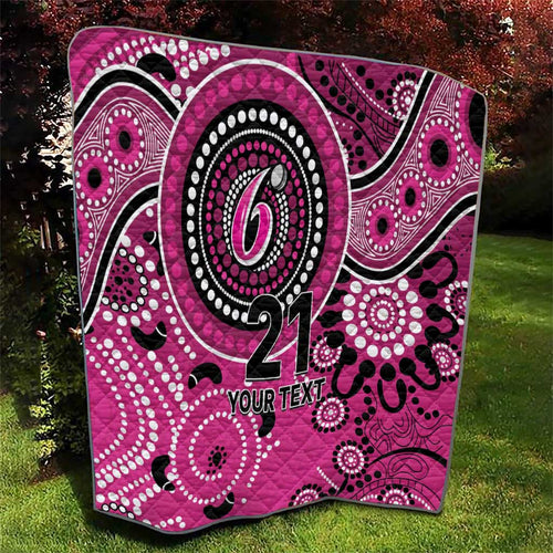 Sixers Cricket Custom Quilt Australian Aboriginal