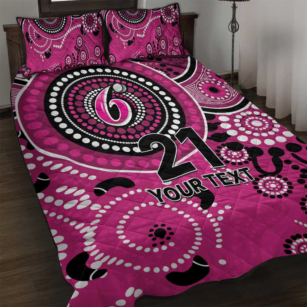 Sixers Cricket Custom Quilt Bed Set Australian Aboriginal