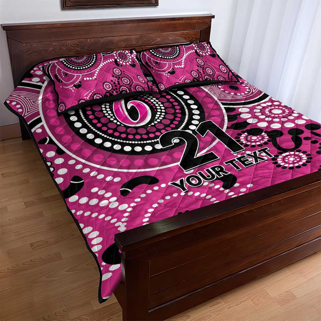 Sixers Cricket Custom Quilt Bed Set Australian Aboriginal