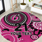 Sixers Cricket Custom Round Carpet Australian Aboriginal