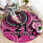 Sixers Cricket Custom Round Carpet Australian Aboriginal