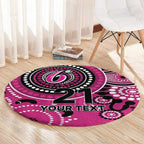 Sixers Cricket Custom Round Carpet Australian Aboriginal