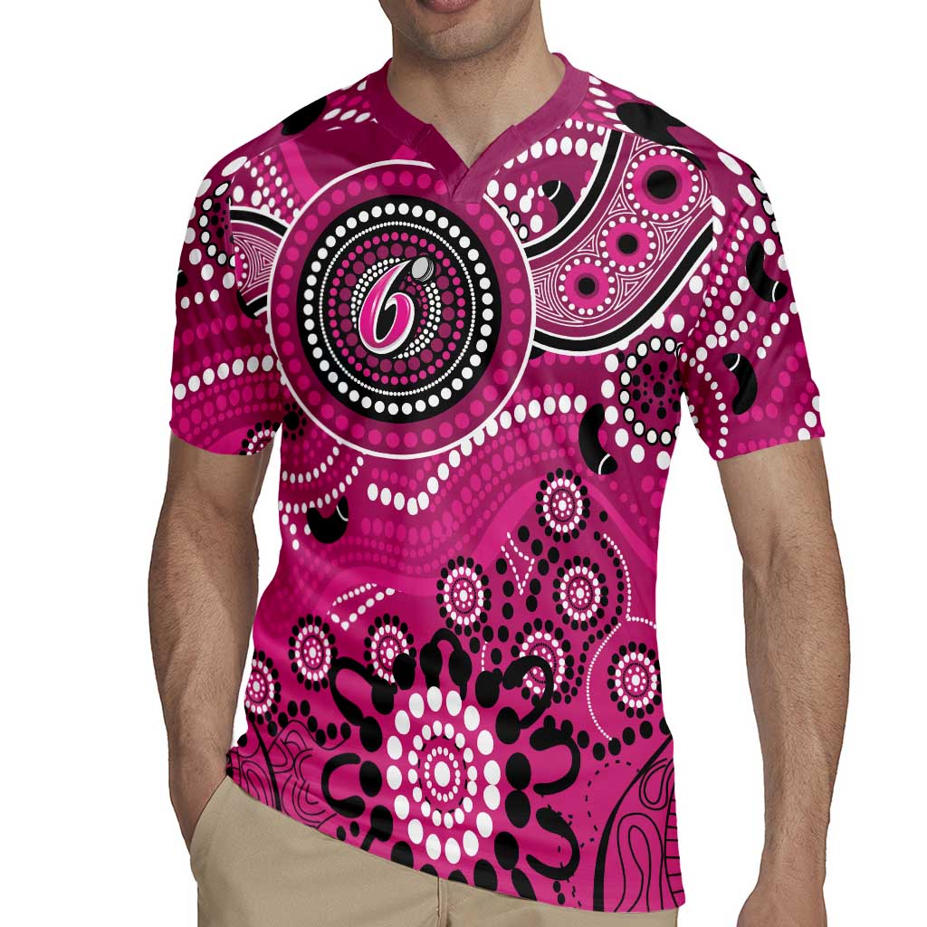 Sixers Cricket Custom Rugby Jersey Australian Aboriginal