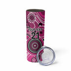 Sixers Cricket Custom Skinny Tumbler Australian Aboriginal