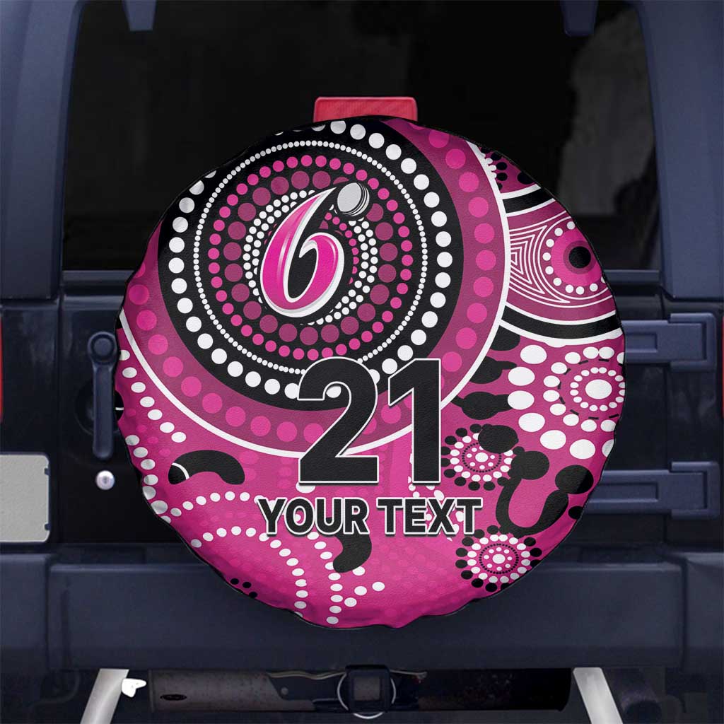 Sixers Cricket Custom Spare Tire Cover Australian Aboriginal