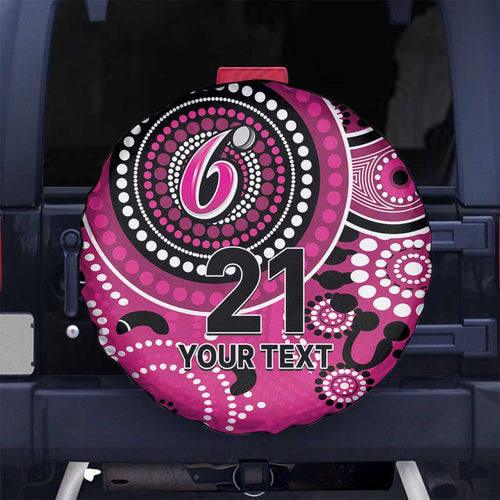 Sixers Cricket Custom Spare Tire Cover Australian Aboriginal