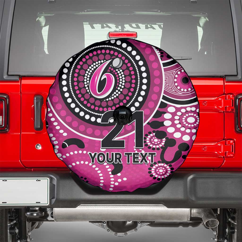 Sixers Cricket Custom Spare Tire Cover Australian Aboriginal