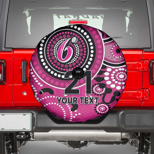 Sixers Cricket Custom Spare Tire Cover Australian Aboriginal