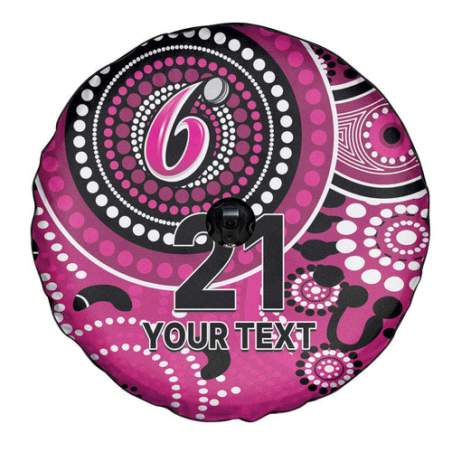 Sixers Cricket Custom Spare Tire Cover Australian Aboriginal