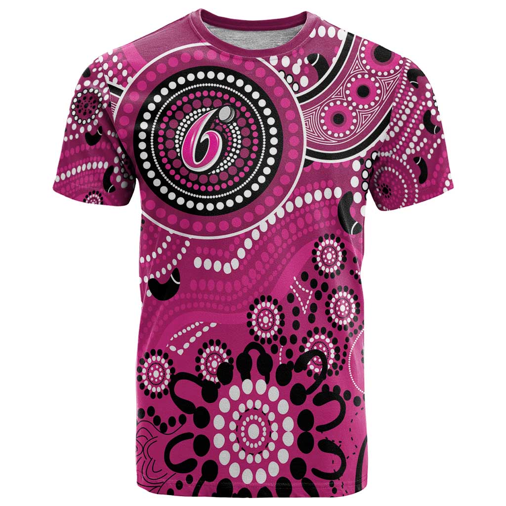 Sixers Cricket Custom T Shirt Australian Aboriginal