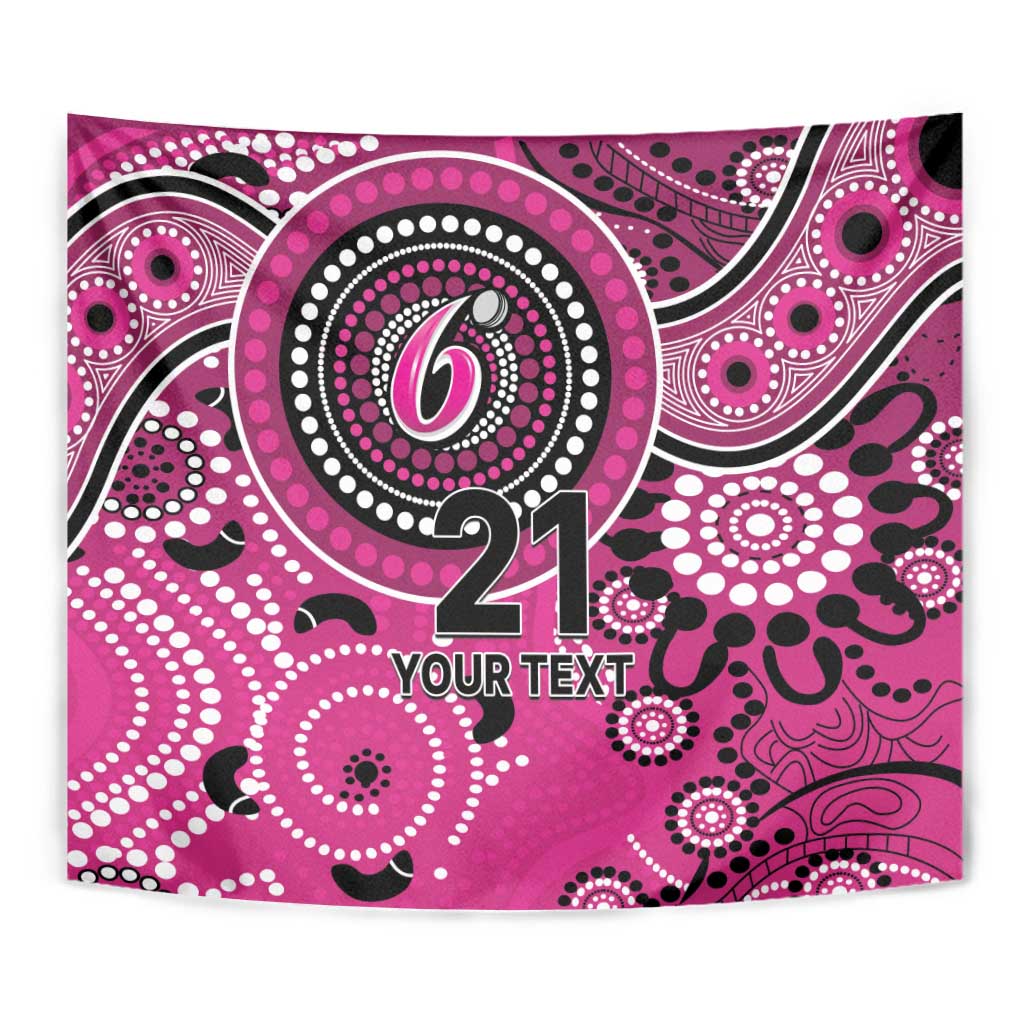 Sixers Cricket Custom Tapestry Australian Aboriginal