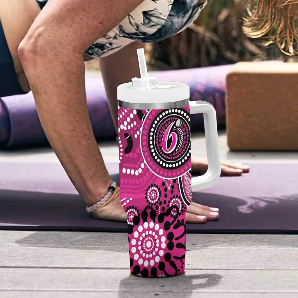 Sixers Cricket Custom Tumbler With Handle Australian Aboriginal