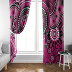 Sixers Cricket Custom Window Curtain Australian Aboriginal