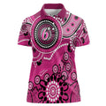 Sixers Cricket Custom Women Polo Shirt Australian Aboriginal