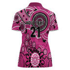 Sixers Cricket Custom Women Polo Shirt Australian Aboriginal