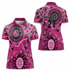 Sixers Cricket Custom Women Polo Shirt Australian Aboriginal