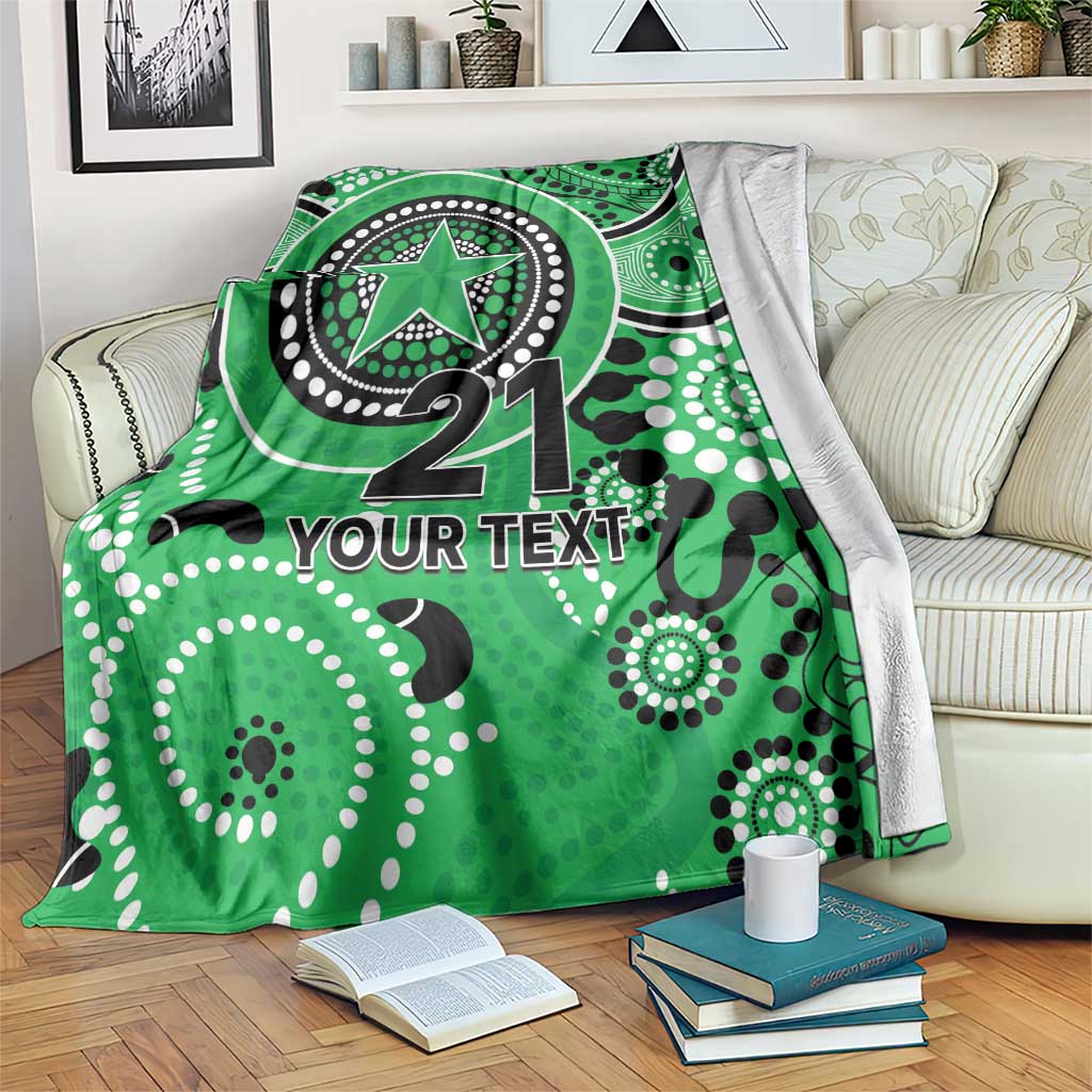 Stars Cricket Custom Blanket Australian Aboriginal