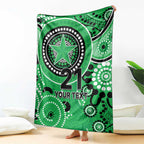 Stars Cricket Custom Blanket Australian Aboriginal