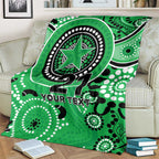 Stars Cricket Custom Blanket Australian Aboriginal