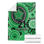 Stars Cricket Custom Blanket Australian Aboriginal