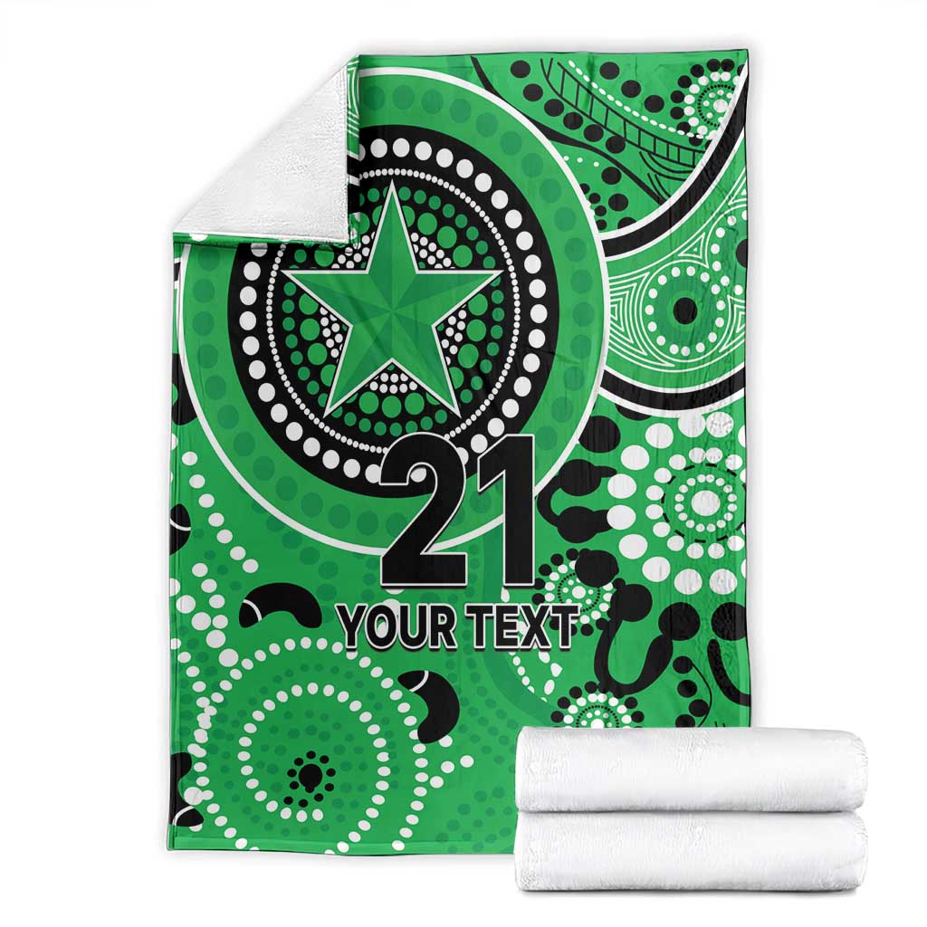 Stars Cricket Custom Blanket Australian Aboriginal