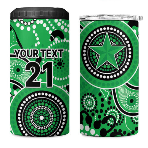 Stars Cricket Custom 4 in 1 Can Cooler Tumbler Australian Aboriginal