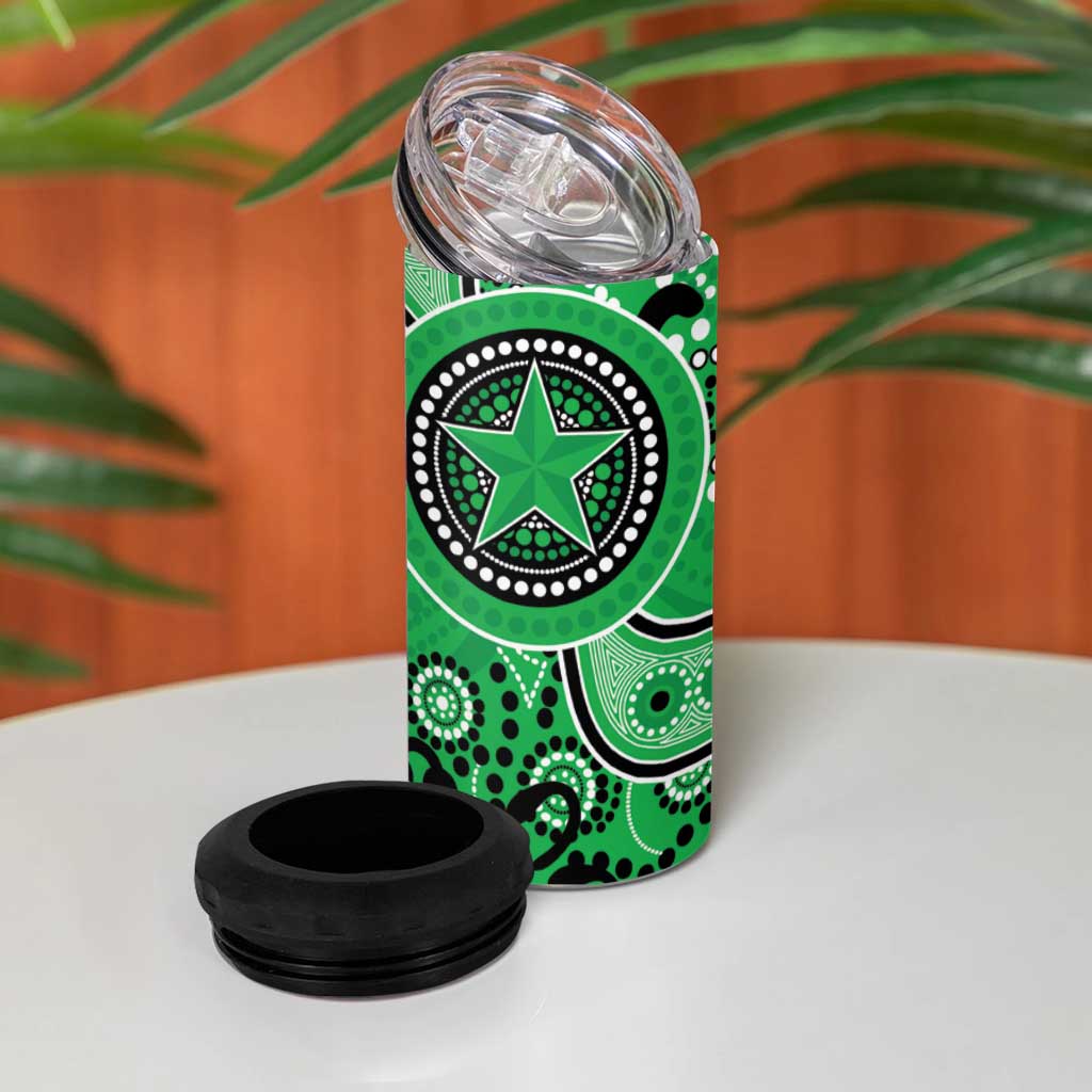 Stars Cricket Custom 4 in 1 Can Cooler Tumbler Australian Aboriginal