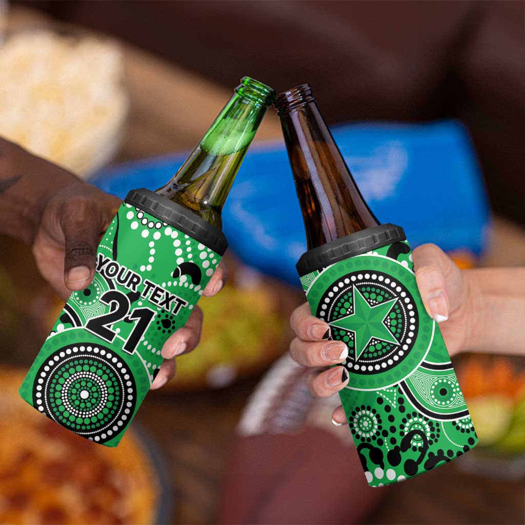 Stars Cricket Custom 4 in 1 Can Cooler Tumbler Australian Aboriginal