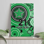 Stars Cricket Custom Canvas Wall Art Australian Aboriginal