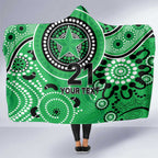 Stars Cricket Custom Hooded Blanket Australian Aboriginal