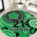 Stars Cricket Custom Round Carpet Australian Aboriginal