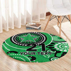 Stars Cricket Custom Round Carpet Australian Aboriginal