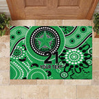 Stars Cricket Custom Rubber Doormat Australian Aboriginal