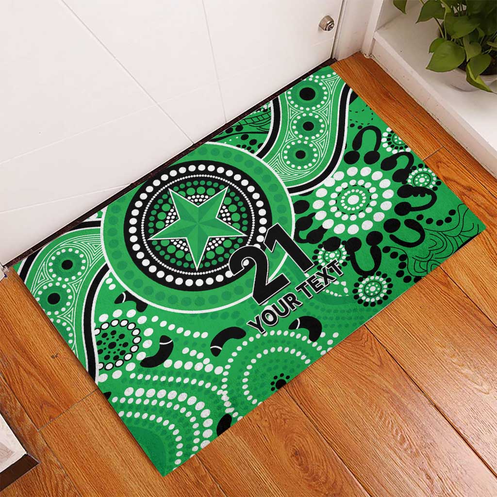 Stars Cricket Custom Rubber Doormat Australian Aboriginal