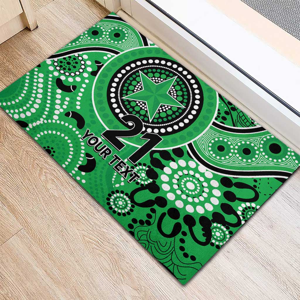 Stars Cricket Custom Rubber Doormat Australian Aboriginal