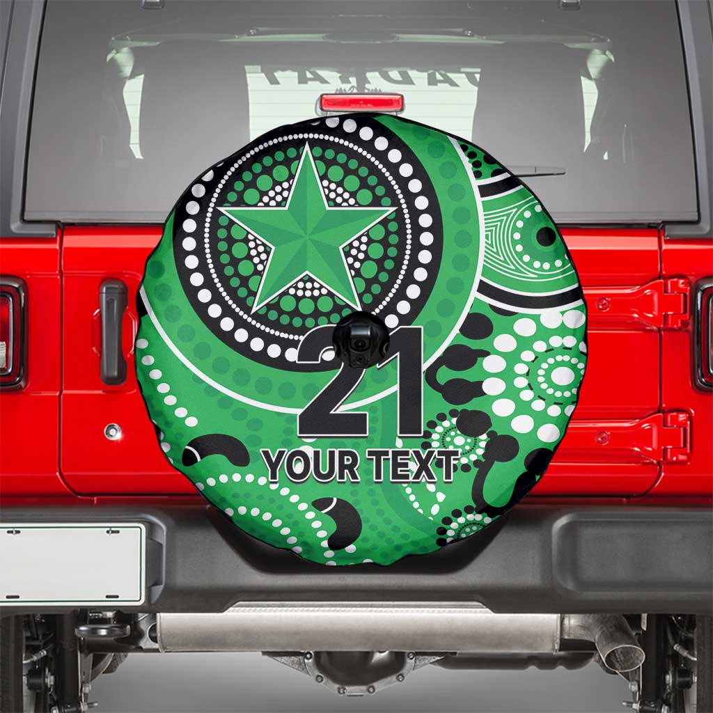 Stars Cricket Custom Spare Tire Cover Australian Aboriginal