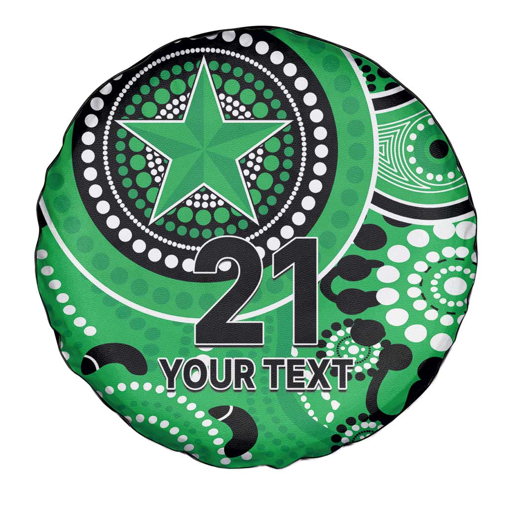 Stars Cricket Custom Spare Tire Cover Australian Aboriginal