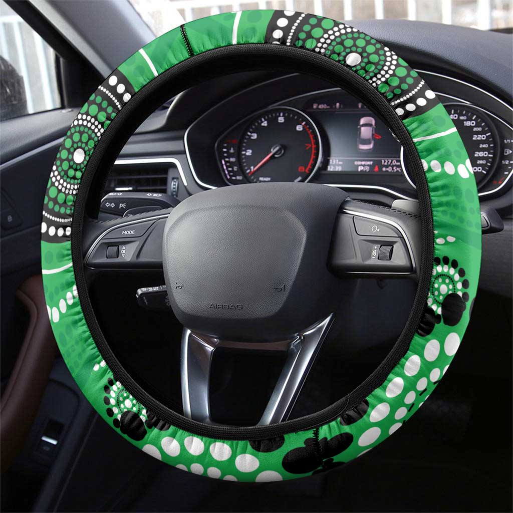 Stars Cricket Steering Wheel Cover Australian Aboriginal