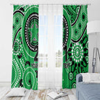 Stars Cricket Custom Window Curtain Australian Aboriginal