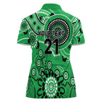 Stars Cricket Custom Women Polo Shirt Australian Aboriginal