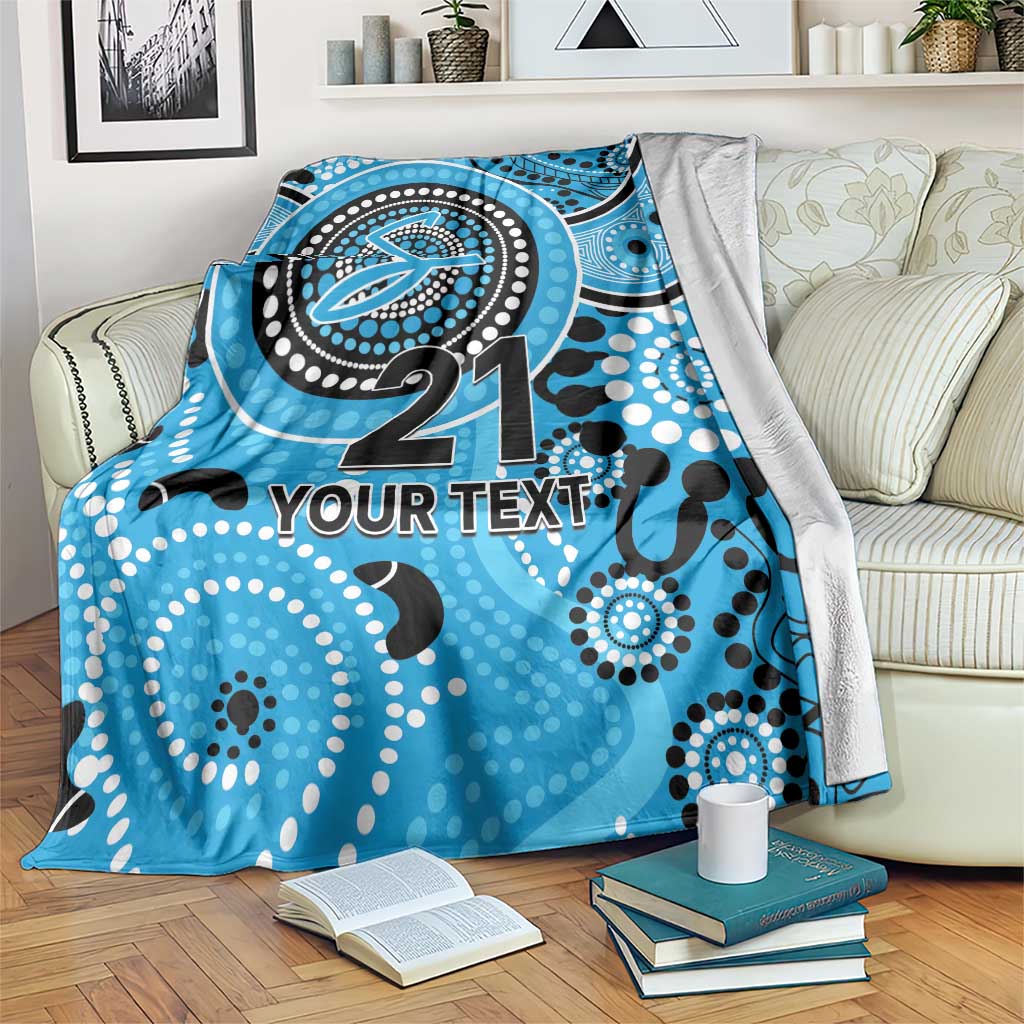 Strikers Cricket Custom Blanket Australian Aboriginal