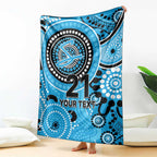 Strikers Cricket Custom Blanket Australian Aboriginal