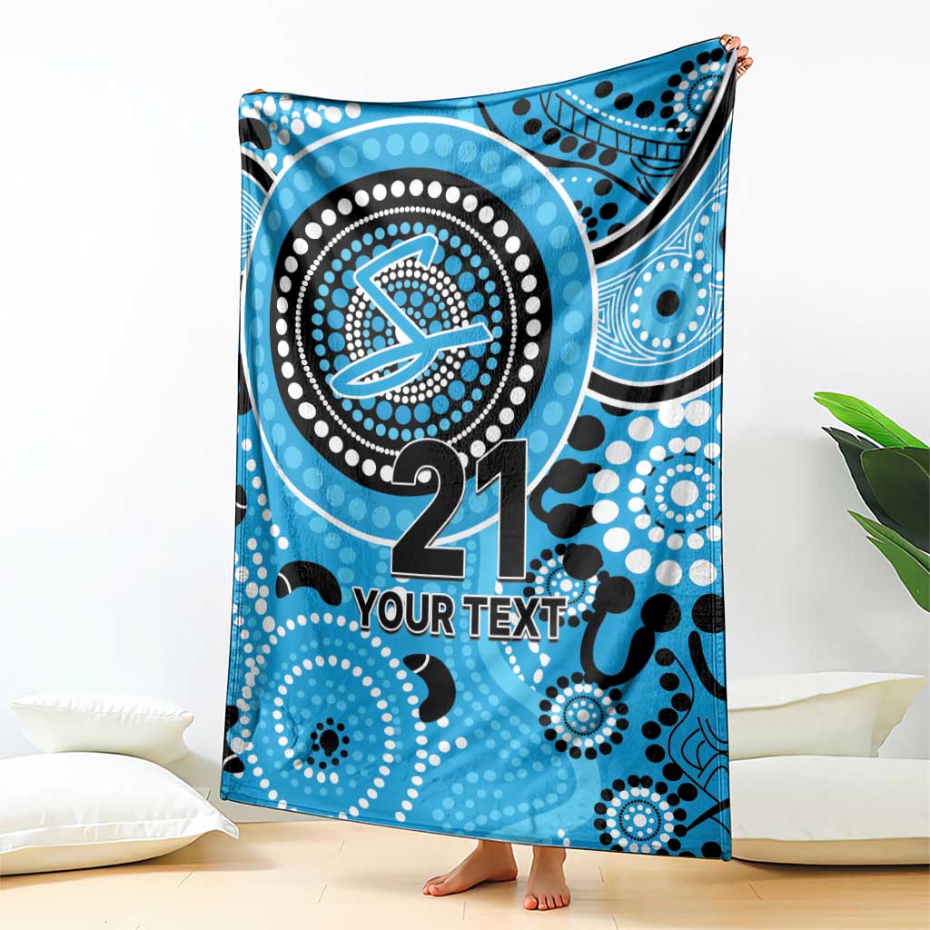Strikers Cricket Custom Blanket Australian Aboriginal
